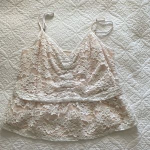 Lace tank top
